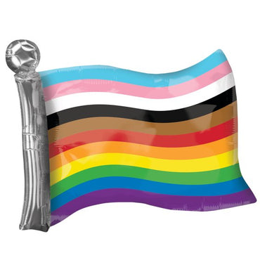 LGBTQ Rainbow Flag SuperShape Foil Balloon 68cm x 56cm Each