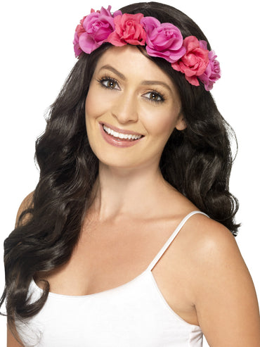 Pink Floral Headband - Party Savers