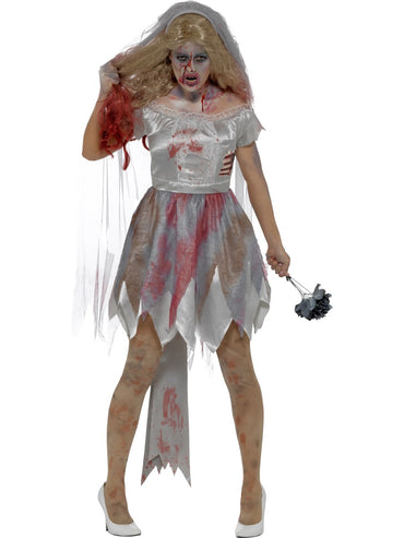 Women Costume - Deluxe Zombie Bride Costume