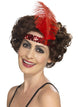 Red Flapper Headband - Party Savers