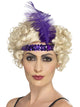 Purple Flapper Headband - Party Savers