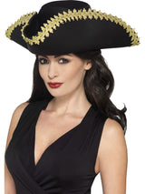 Black Pirate Hat - Party Savers