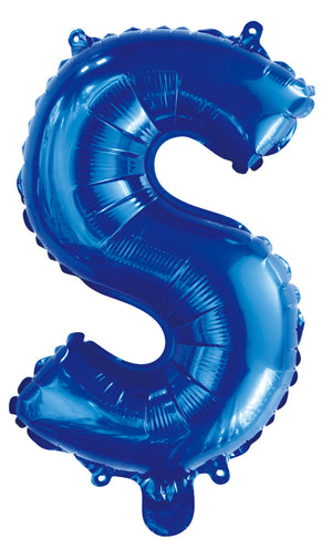 Letter A Royal Blue Foil Balloon 35cm - Party Savers