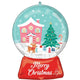 Nostalgic Merry Christmas Wonderland Snow Globe SuperShape Foil Balloon 50cm x 68cm Each