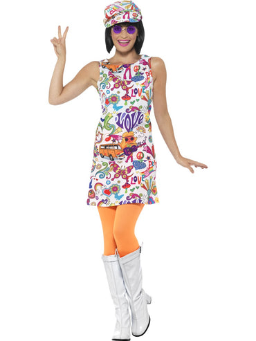 Womens Costume - Groovy Chick - Party Savers