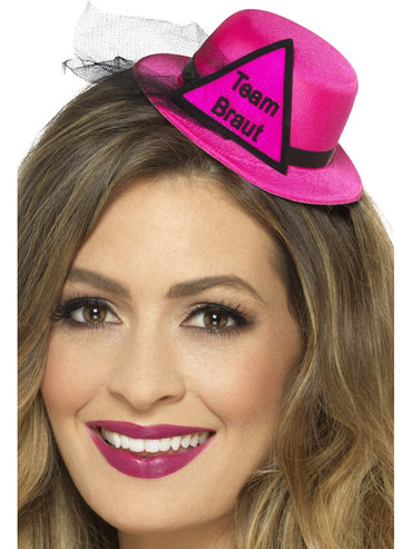 Pink Team Braut Hat - Party Savers