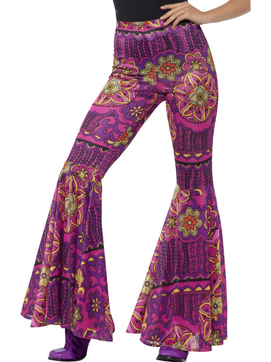 Psychedelic Flared Trousers - Party Savers
