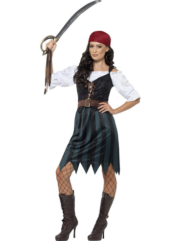 Womens Costume - Pirate Deckhand - Party Savers