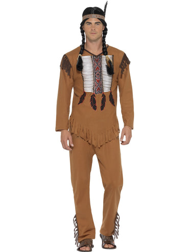 Mens Costume - Native American Warrior - Party Savers