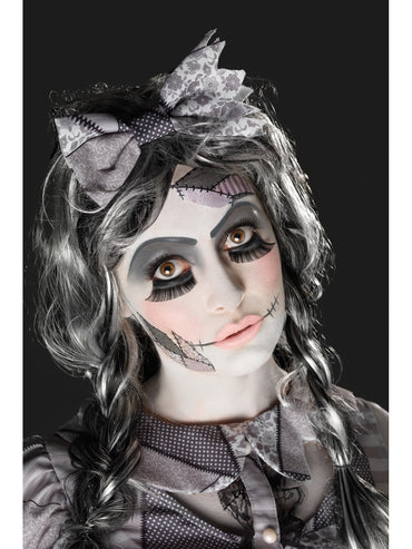 Black Damaged Doll Make-Up Kit - Party Savers
