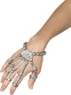 Silver Skeleton Hand Bracelet - Party Savers