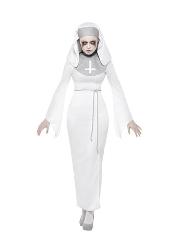 Womens Costume - Haunted Asylum Nun - Party Savers