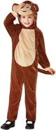 Costume Kids - Brown Monkey Costume with Hooded Jumpsuit - Party Savers