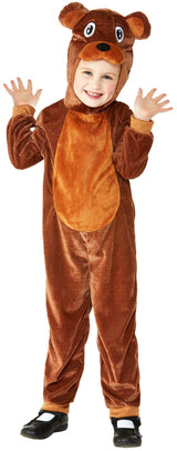 Costume Kids - Brown Bear Costume with Hooded Jumpsuit - Party Savers