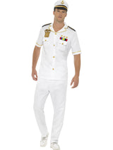 Mens Costume - Delux Captain Short Sleeve - Party Savers