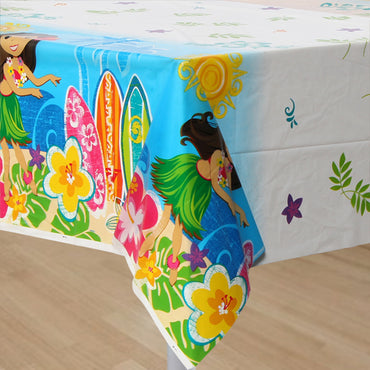 Hula Beach Party Tablecover 137cm x 213cm - Party Savers