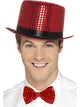 Red Sequin Top Hat - Party Savers