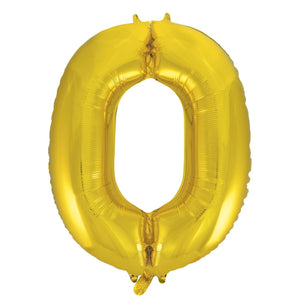 Number 1 Gold Foil Balloon 86cm - Party Savers