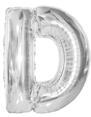 Letter A Silver Foil Balloon 86cm - Party Savers