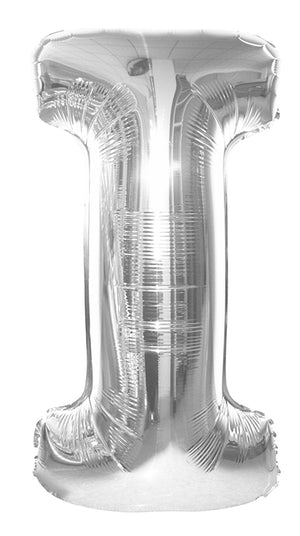 Letter A Silver Foil Balloon 86cm - Party Savers