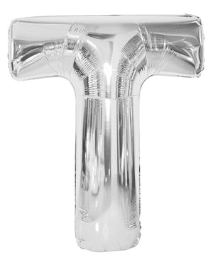 Letter A Silver Foil Balloon 86cm - Party Savers