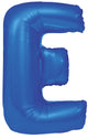 Letter E Royal Blue Foil Balloon 86cm - Party Savers