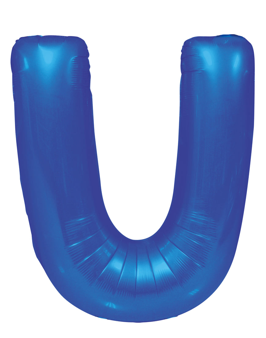 Letter A Royal Blue Foil Balloon 86cm - Party Savers