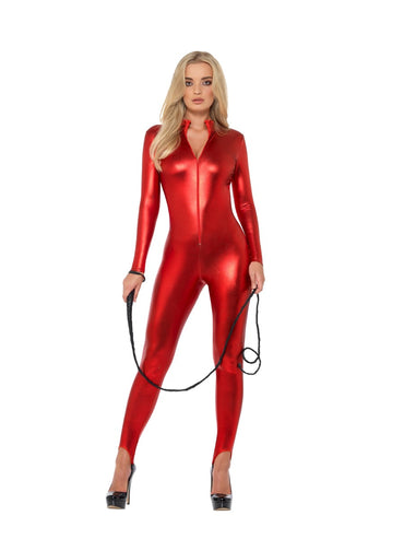 Womens Costume - Red Miss Whiplash - Party Savers