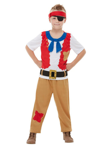 Boy's Costume - Horrible Histories Pirate Crew Costume