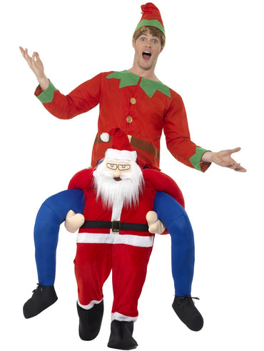 Mens Costume - Piggyback Santa - Party Savers