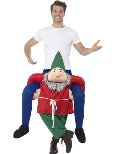 Mens Costume - Piggyback Gnome - Party Savers