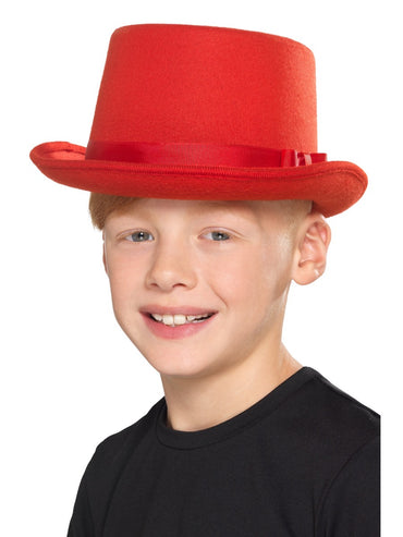 Red Kids Top Hat - Party Savers