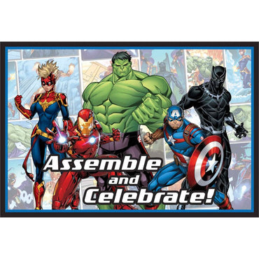 Marvel Avengers Powers Unite Postcard Invitations 8pk - Party Savers