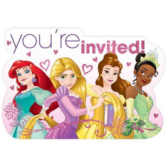 Disney Princess Dream Big Postcard Invitations 8pk