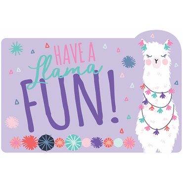 Llama Fun Postcard Invitations 8pk - Party Savers