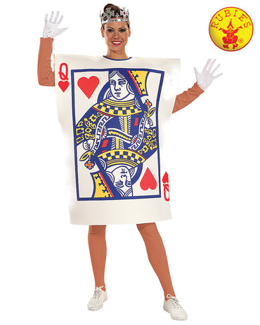 Women's Costume - Queen Of Hearts Playing Card - Party Savers