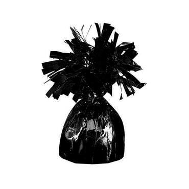 Black Foil Balloon Weight - Party Savers