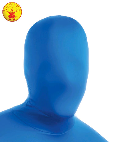 2Nd Skin Face Mask Blue Adult - Party Savers