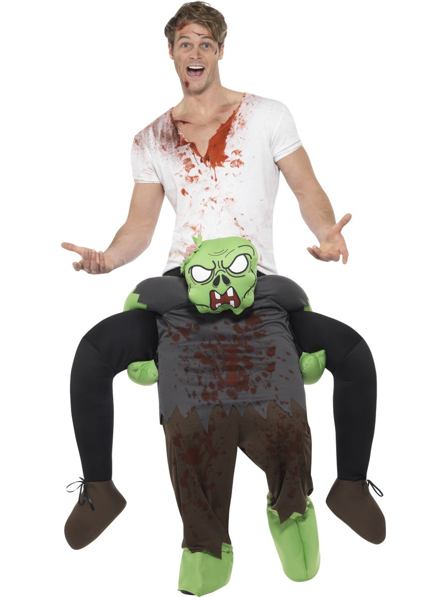 Adult Costume - Piggyback Zombie Costume - Party Savers