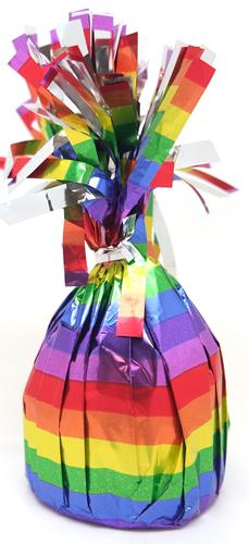 Rainbow Foil Balloon Weight - Party Savers