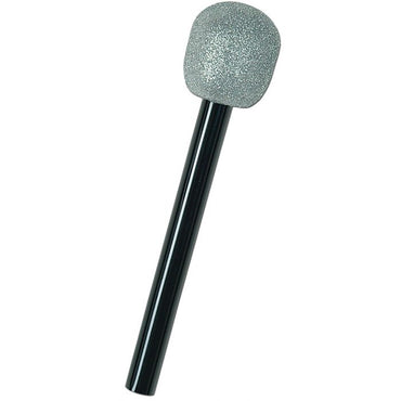 Glittered Microphone 10in. Each - Party Savers
