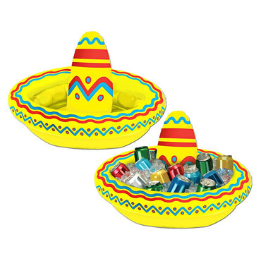 Inflatable Sombrero Cooler 18in Width x 12in. Height Each - Party Savers