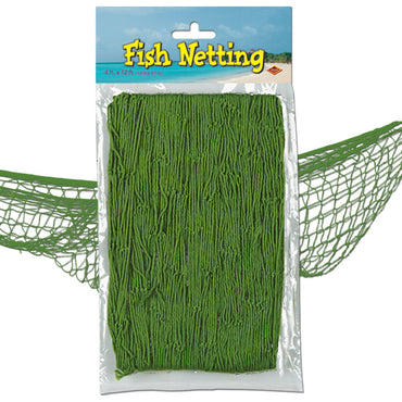 Fish Netting 1.2m x 3.65m Green - Party Savers