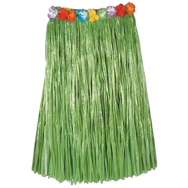 Green Adult Artificial Grass Hula Skirt 36in x 32in Each