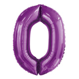 Number 1 Purple Foil Balloon 86cm - Party Savers