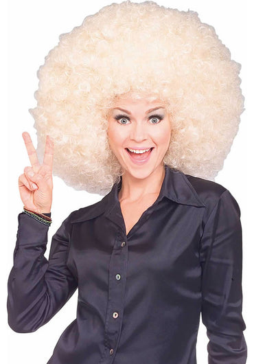 Super Afro Blonde Wig - Party Savers