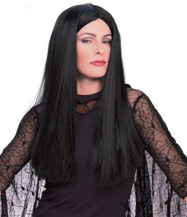 Morticia Wig Adult - Party Savers