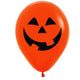 Halloween Night Assorted Orange Latex Balloon 12pk - Party Savers