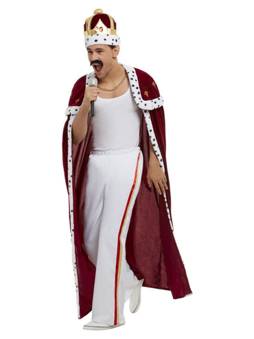 Mens Costume - Queen Deluxe Red Royal Costume - Party Savers
