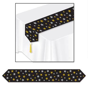Printed Stars Table Runner 28cm x 182cm - Party Savers